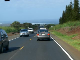 海岸が見えてきた