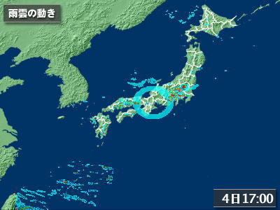 雨雲がすごいことに！