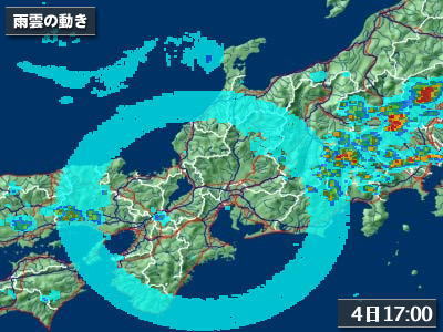 雨雲がすごいことに！（拡大）